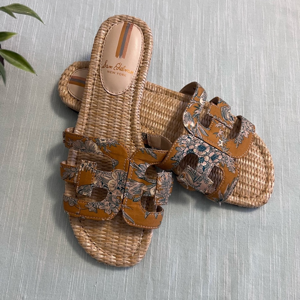 Sam Edelman Women's Bay Slip-On Flat Sandals Size 6.5